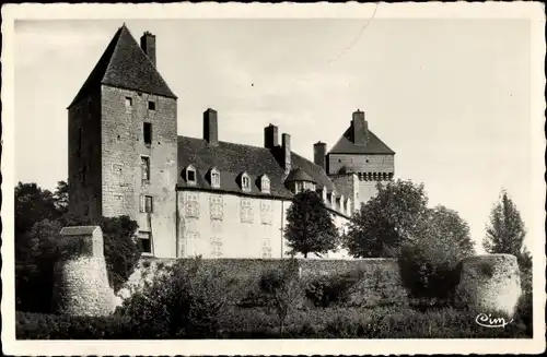 Ak Épinac les Mines Saône et Loire, Das Schloss aus dem 16. Jahrhundert, Monestoy vor 1656