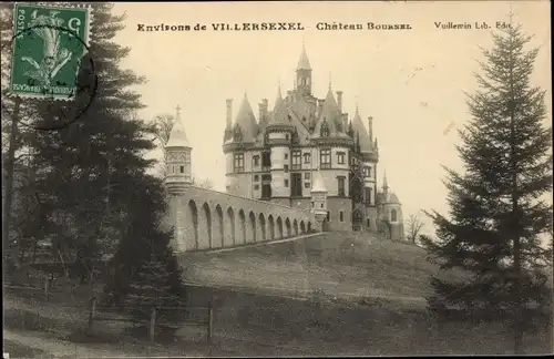 Ak Villersexel Haute Saône, Chateau Bournel