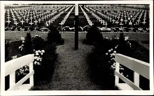 Foto Maastricht Limburg Niederlande, US-Militärfriedhof