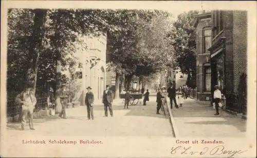 Ak Zaandam Zaanstad Nordholland, Straßenpartie