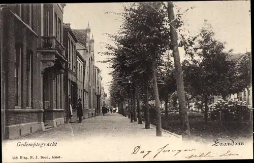 Ak Zaandam Zaanstad Nordholland, Gedemptegracht