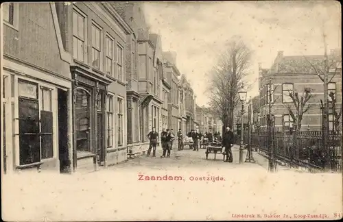 Ak Zaandam Zaanstad Nordholland, Oostzijde