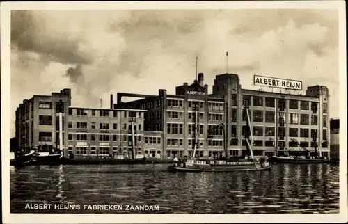 Ak Zaandam Zaanstad Nordholland, Albert Heijn's Fabrieken