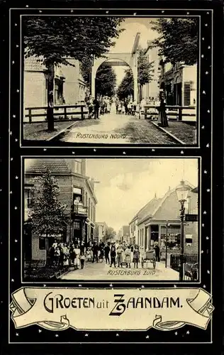 Ak Zaandam Zaanstad Nordholland, Rustenburg