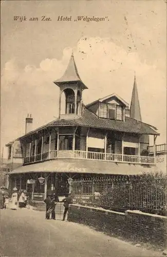 Ak Wijk aan Zee Beverwijk Nordholland Niederlande, Hotel Welgelegen