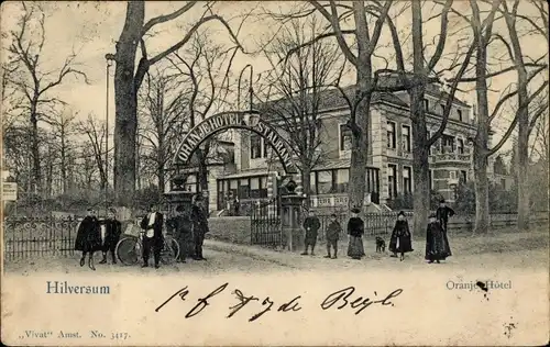 Ak Hilversum Nordholland Niederlande, Oranje Hotel