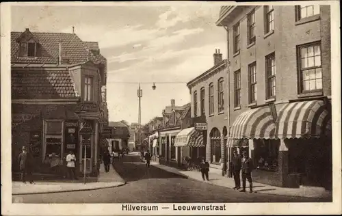 Ak Hilversum Nordholland Niederlande, Leeuwenstraat