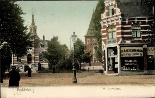 Ak Hilversum Nordholland Niederlande, Kerkbrink