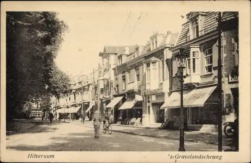 Ak Hilversum Nordholland Niederlande, 's Gravelandscheweg