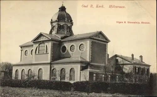 Ak Hilversum Nordholland Niederlande, Oud R. Kerk