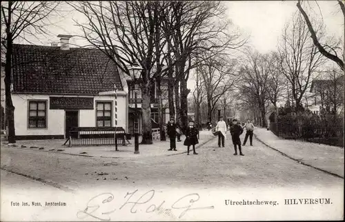 Ak Hilversum Nordholland Niederlande, Utrechtscheweg