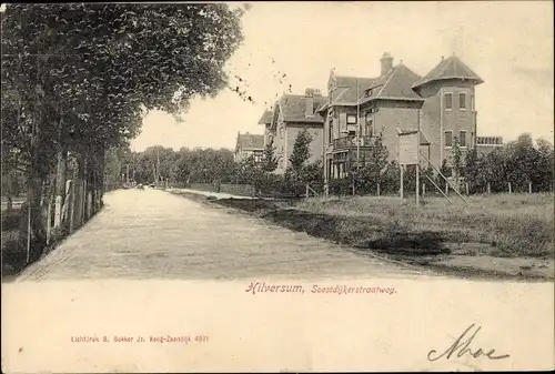 Ak Hilversum Nordholland Niederlande, Soestdijkerstraatweg