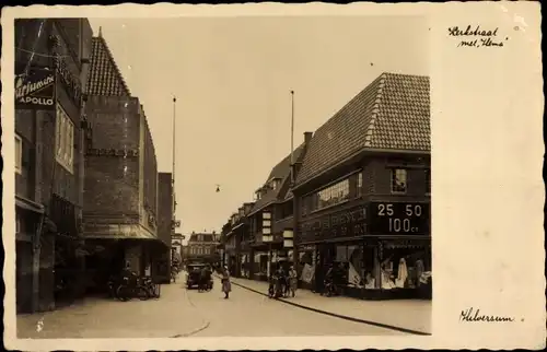 Ak Hilversum Nordholland Niederlande, Kerkstraat