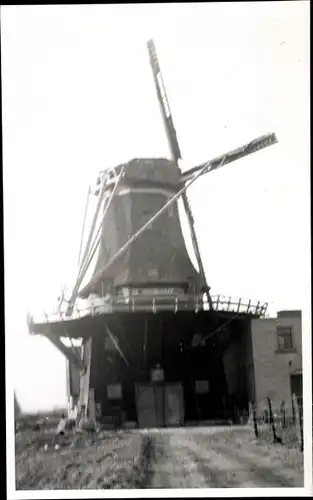 Foto Ak Niederlande, Windmühle