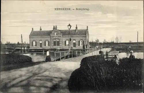 Ak Meerkerk Südholland, Schipbrug