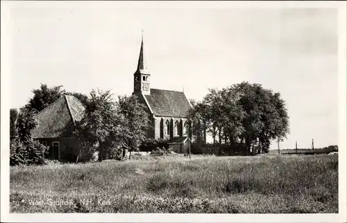 Ak West Graftdijk Nordholland Niederlande, N. H. Kerk