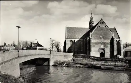 Ak Oosthuizen en Hobrede Nordholland Niederlande, Monumentale Kirche