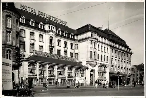 Foto Ak Erfurt in Thüringen, Hotel Erfurter Hof, Palast Kaffee