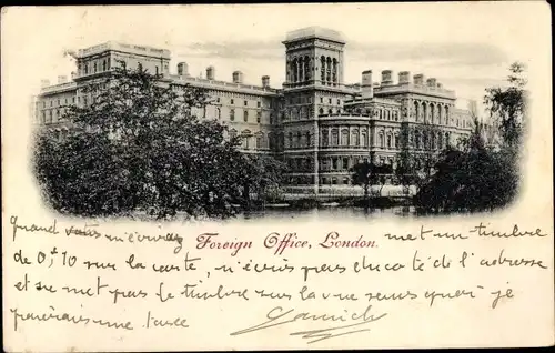 Ak London City England, Foreign Office