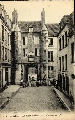 Ak Calais Pas de Calais, das Tor der Verkleidung