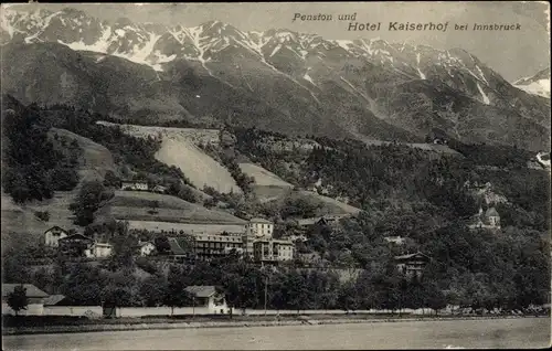 Ak Innsbruck in Tirol, Pension und Hotel Kaiserhof