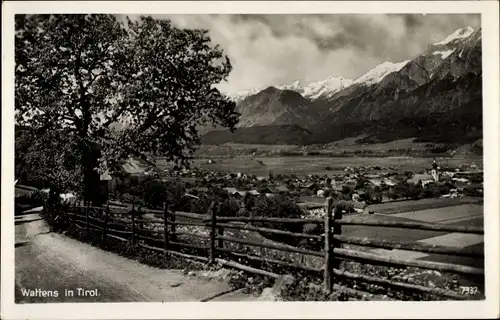 Ak Wattens in Tirol, Gesamtansicht