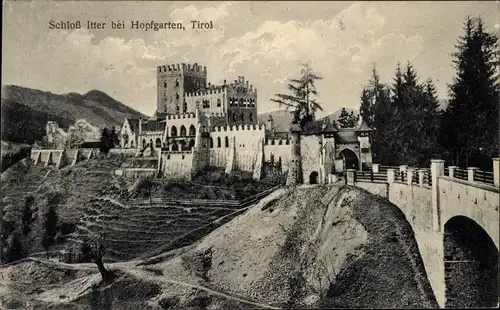 Ak Hopfgarten im Brixental in Tirol, Schloss Itter