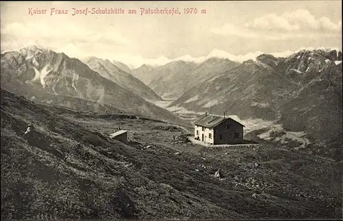 Ak Innsbruck Tirol, Patscherkofel, Kaiser Franz Josef Schutzhaus