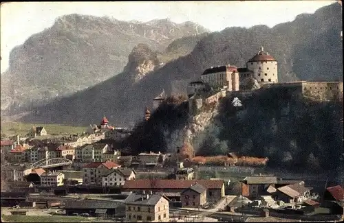 Ak Kufstein in Tirol, Kaisergebirge und Burg