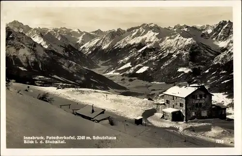 Ak Innsbruck Tirol, Patscherkofel, Schutzhaus, Stubaital