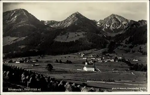 Ak Schattwald in Tirol, Gesamtansicht