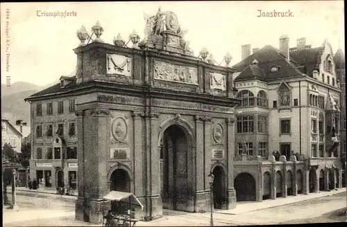 Ak Innsbruck in Tirol, Triumphpforte