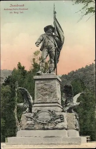 Ak Innsbruck in Tirol, Andress Hofer Denkmal am Berg Isel