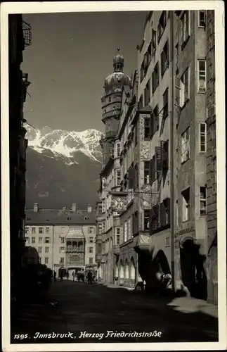 Ak Innsbruck Tirol, Herzog Friedrichstraße, G. Draxl