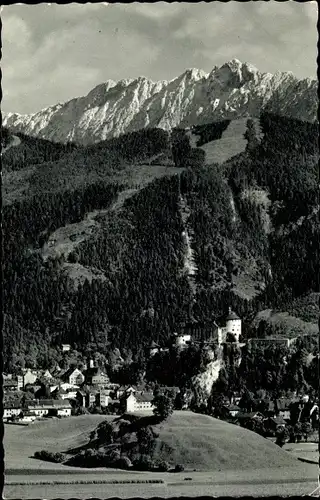 Ak Kufstein in Tirol, Gesamtansicht mit Wilden Kaiser