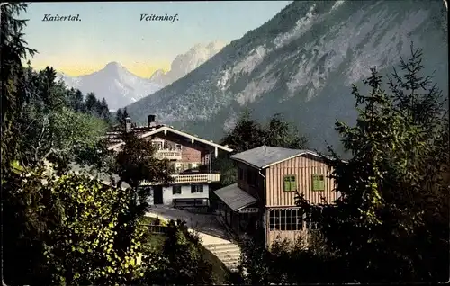 Ak Ebbs in Tirol, Kaisertal, Veitenhof