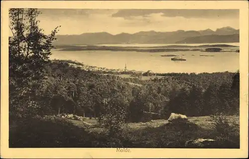 Ak Molde Norwegen, Gesamtansicht