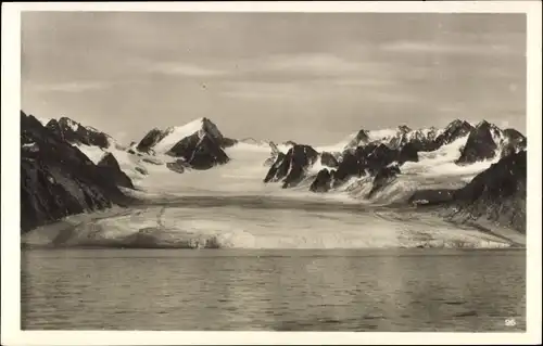 Ak Magdalena Bay Spitsbergen Spitzbergen Norwegen, Magdalenenbucht, Gletscher
