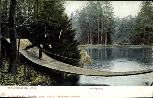 Ak Rosendaal Rozendaal Gelderland Niederlande, Kettingbrug