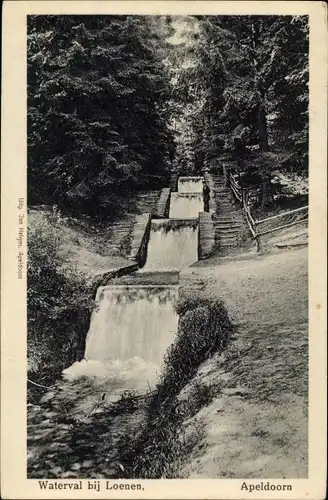 Ak Loenen Gelderland, Waterval