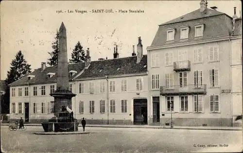 Ak Saint Dié des Vosges, Place Stanislas