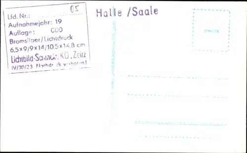 Foto Ak Halle an der Saale, Rat der Stadt, Rathaus, Passanten