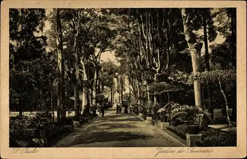 Ak São Paulo Brasilien, Jardim de Seminario