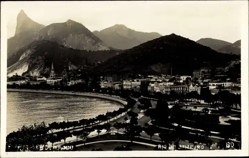 Ak Flamengo Rio de Janeiro Brasilien, Teilansicht