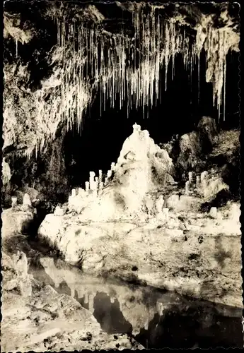 Foto Ak Saalfeld an der Saale Thüringen, Grotte