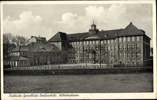 Ak Wilhelmshaven in Niedersachsen, Städtische Gewerbliche Berufsschule