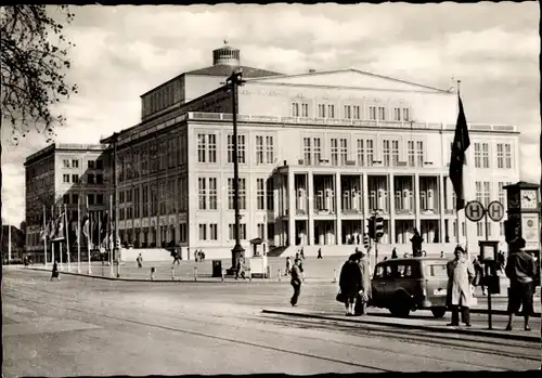 Ak Leipzig in Sachsen, Opernhaus am Karl Marx Platz