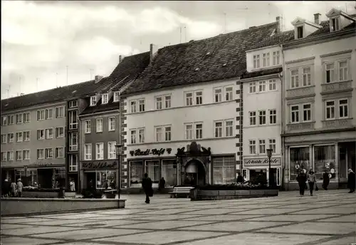 Ak Gotha in Thüringen, Neumarkt, HOG Stadt Cafe, Straßenszene