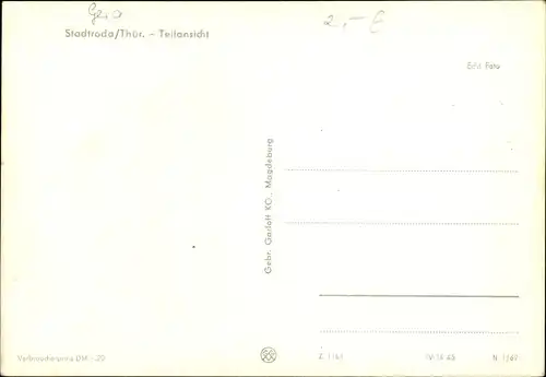 Ak Stadtroda in Thüringen, Panorama