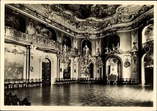 Ak Rudolstadt in Thüringen, Staatliche Museen Heidecksburg, Großer Festsaal